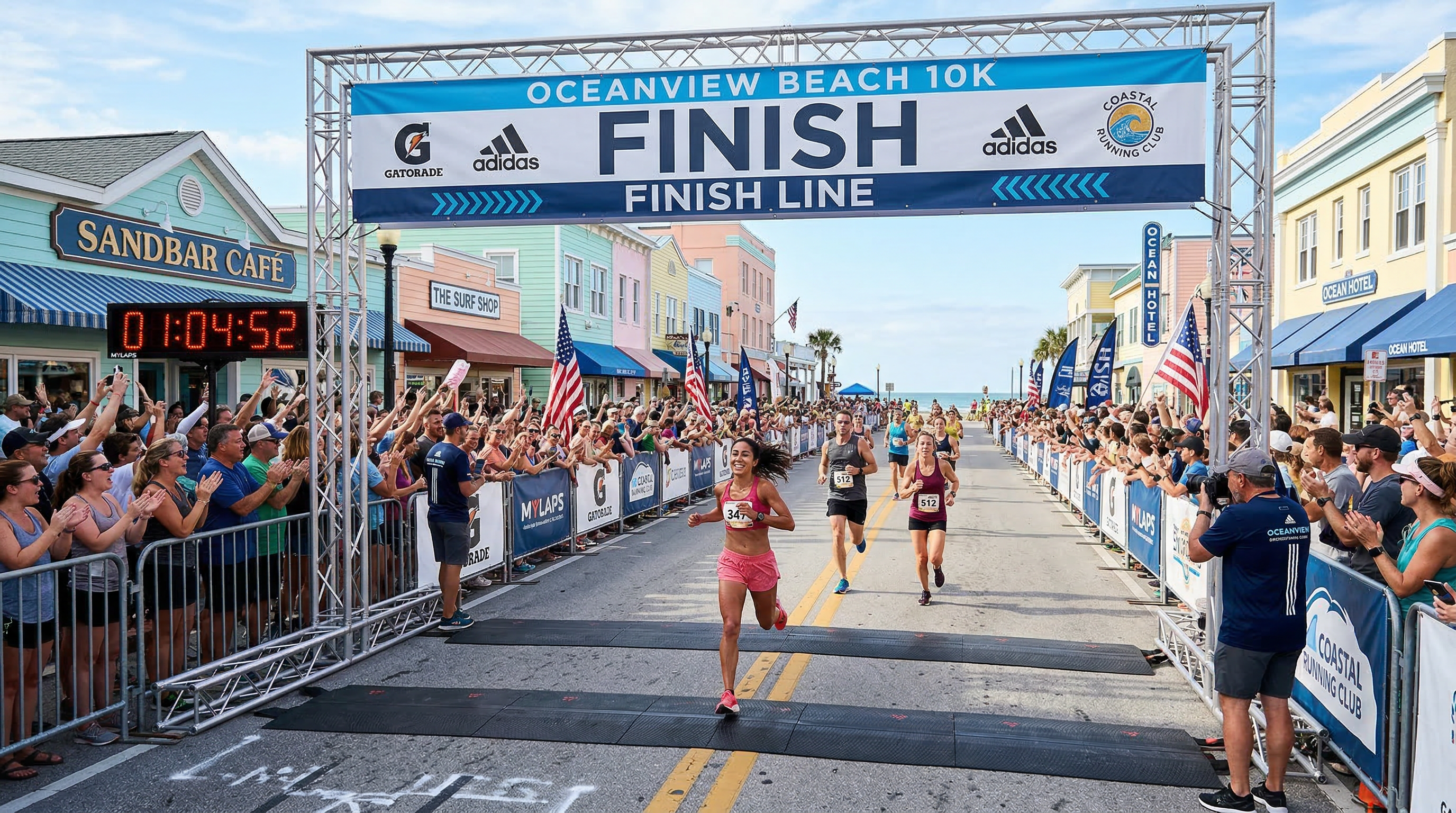 Finish Line - Beach 10K